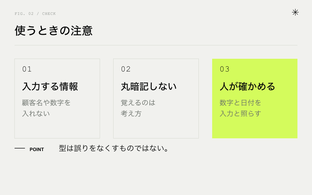 深津式プロンプトを仕事で使うときの注意点3つ。入力する情報、型の丸暗記、結果の確認